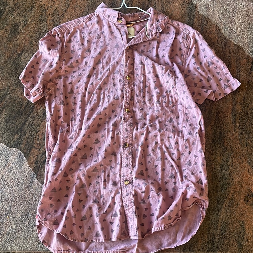 Koto Pink Button Up